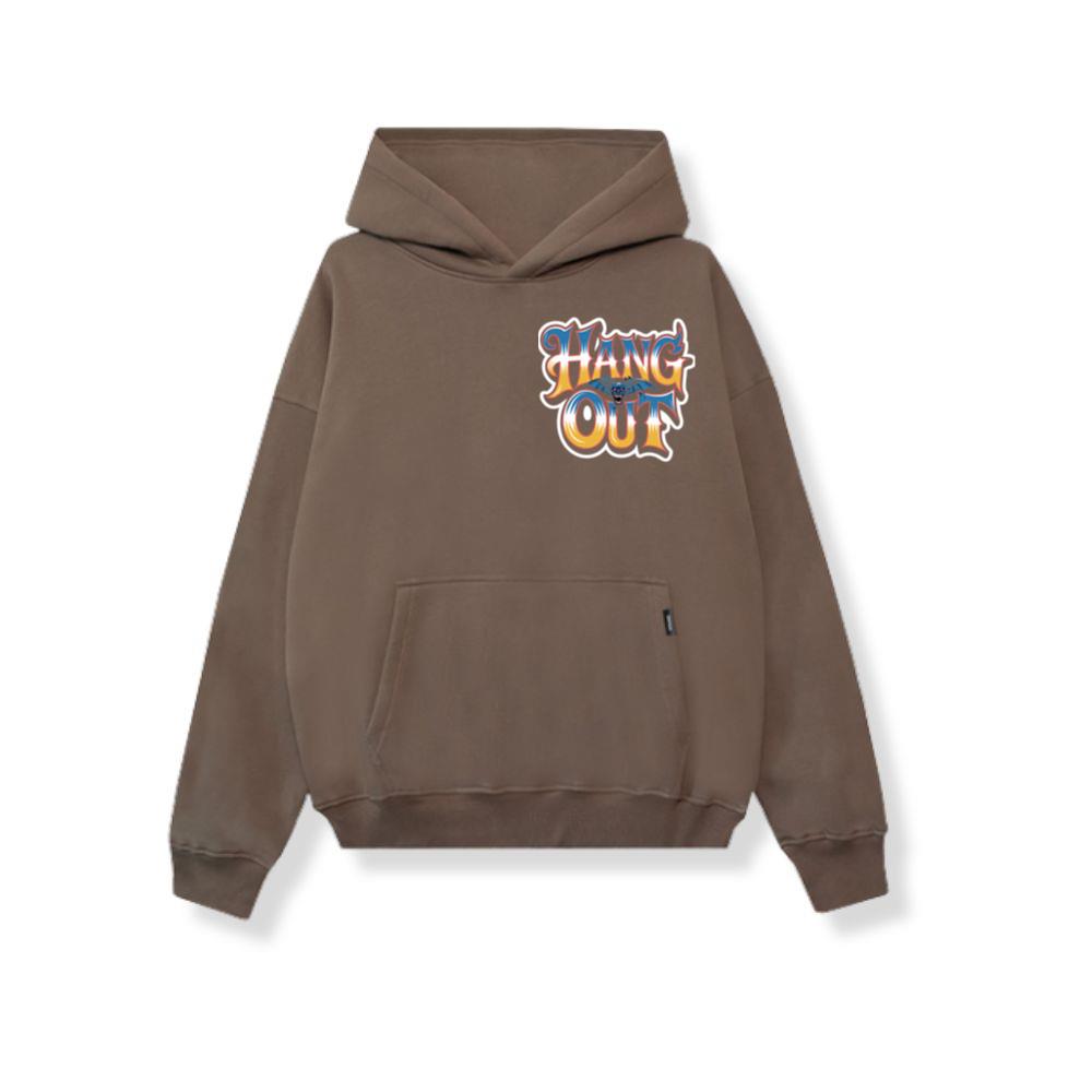 Hang Out Retro Street Graphic Hoodie - Ảnh 2