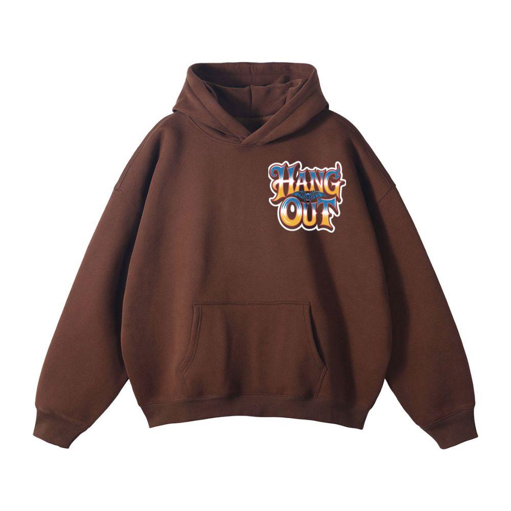 Hang Out Retro Street Graphic Hoodie - Image 2