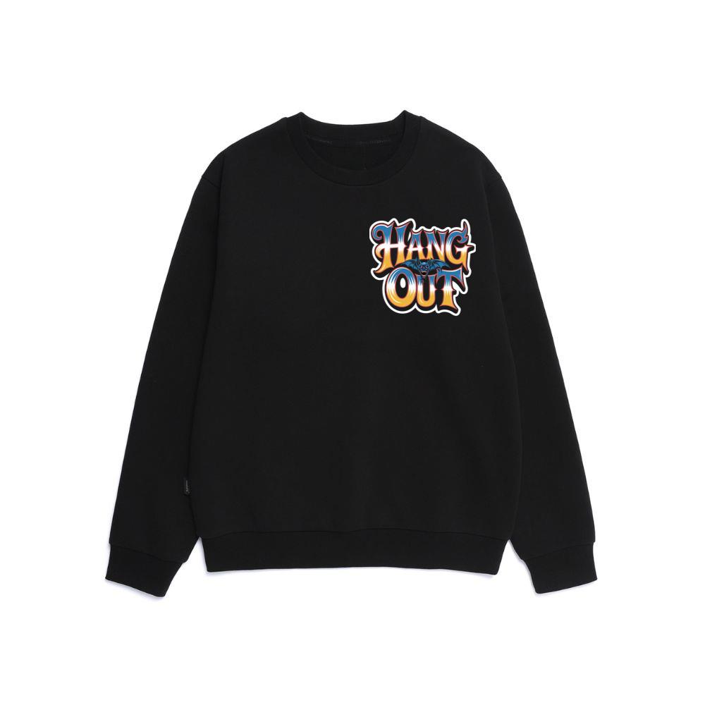 Hang Out Retro Street Graphic Sweatshirt