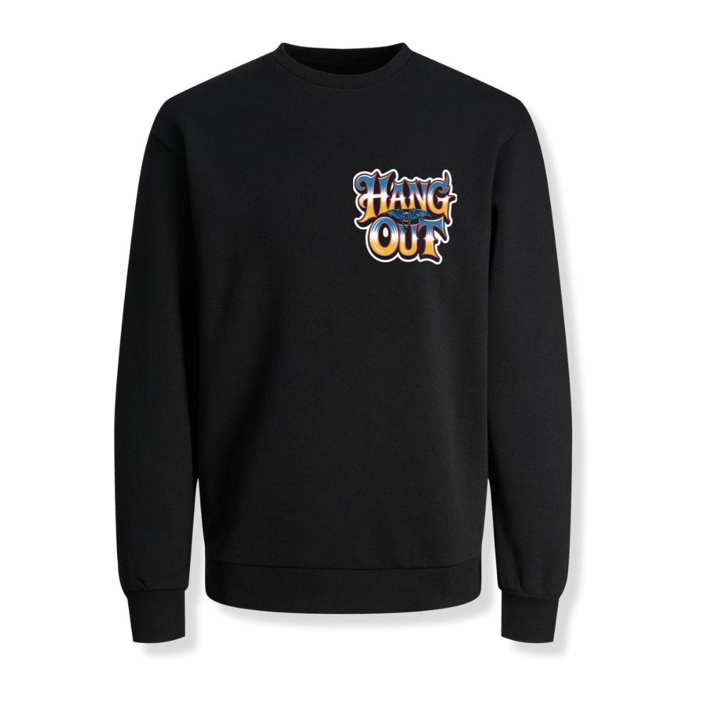 Hang Out Retro Street Graphic Sweatshirt