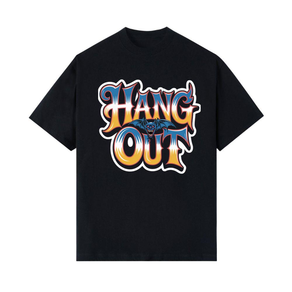 Hang Out Retro Street Graphic T-Shirt