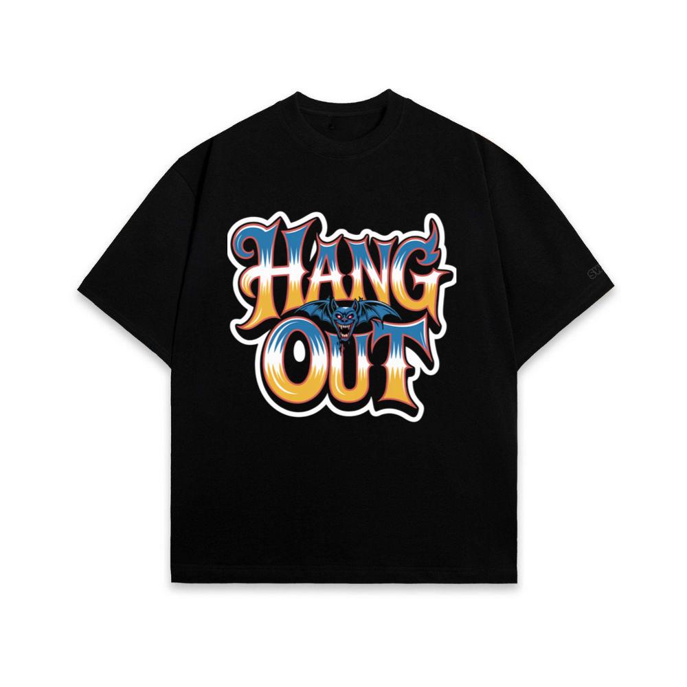 Hang Out Retro Street Graphic T-Shirt