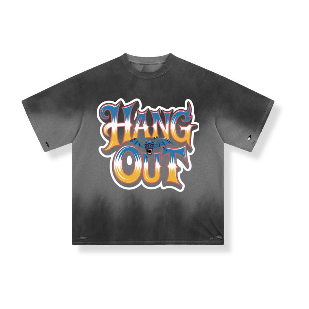 Hang Out Retro Street Graphic T-Shirt