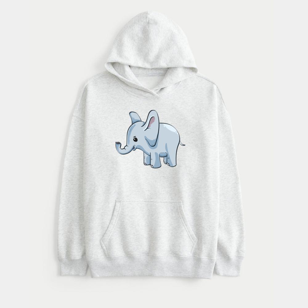 Happy Baby Cartoon Elephant Hoodie