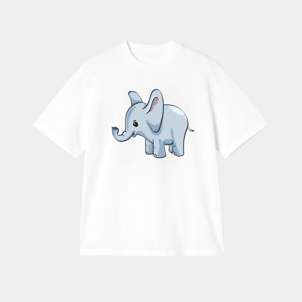 Happy Baby Cartoon Elephant T-Shirt