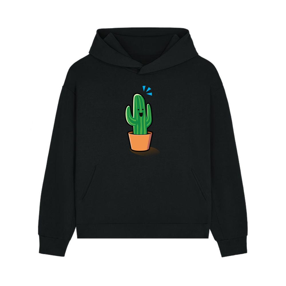 Happy Cactus Plant Hoodie