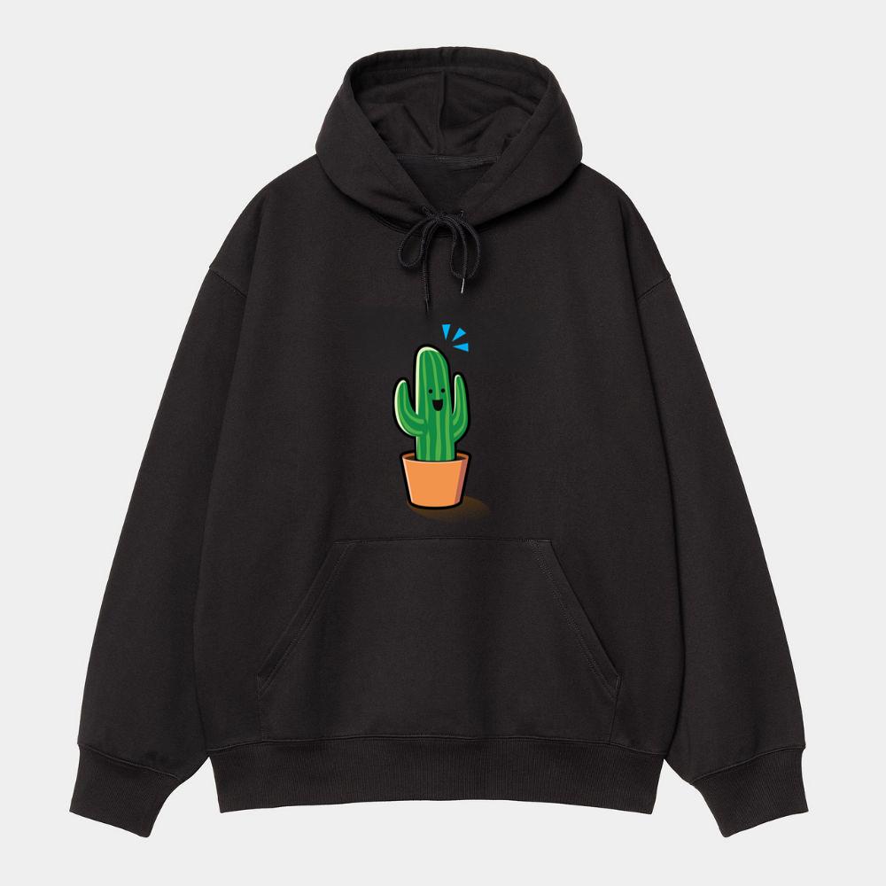 Happy Cactus Plant Hoodie
