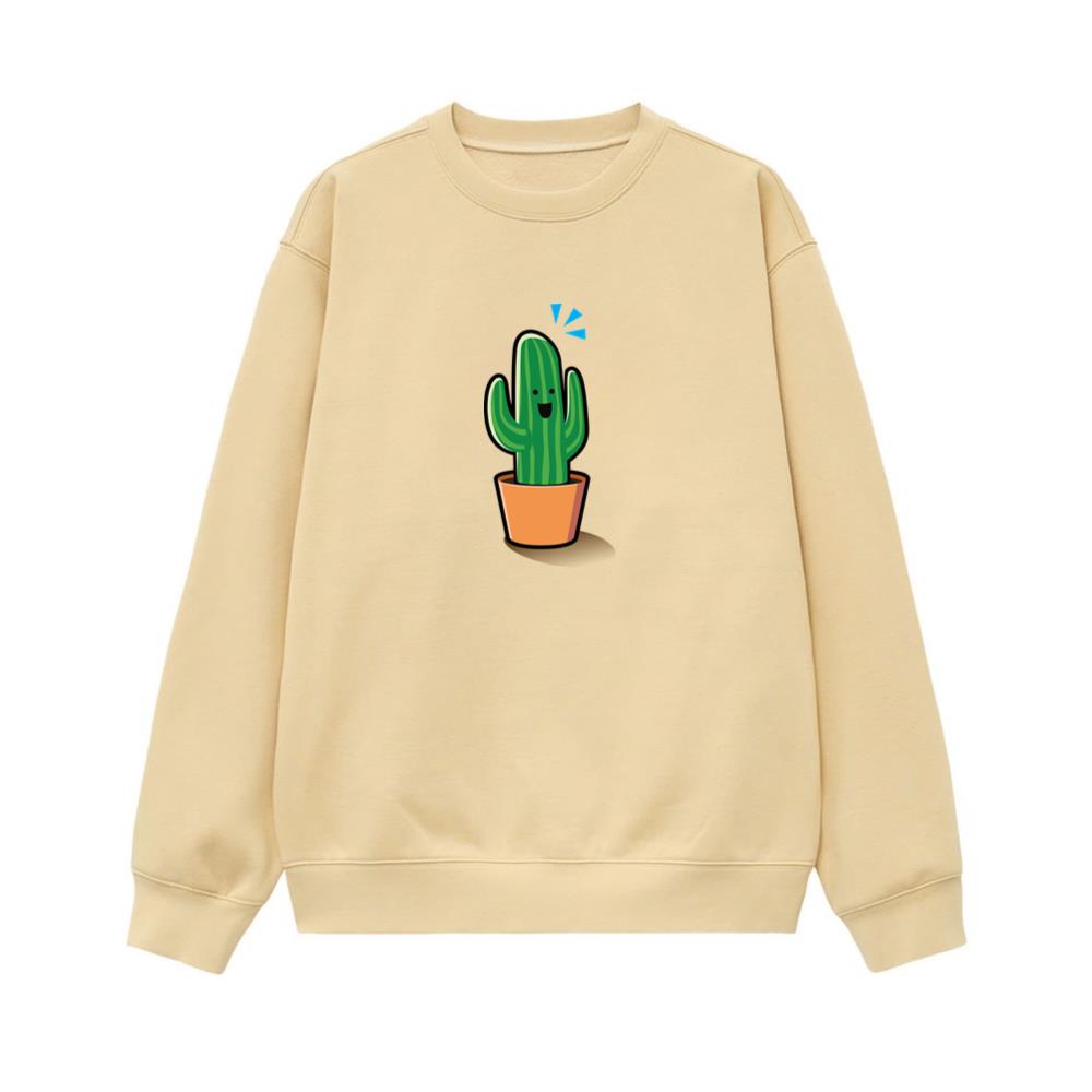Happy Cactus Plant Sweatshirt