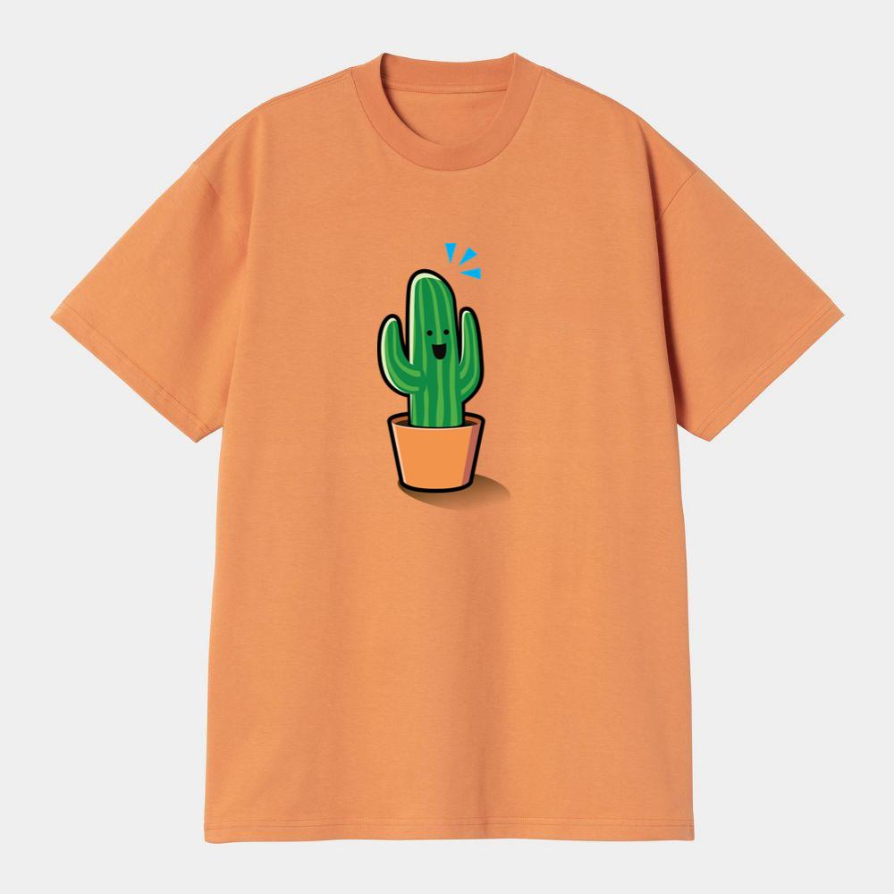 Happy Cactus Plant T Shirts