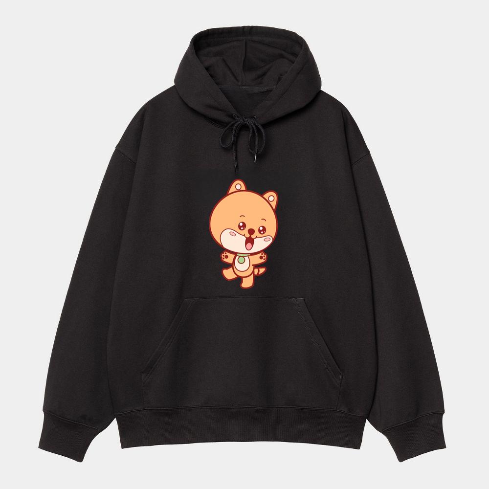 Happy Cartoon Puppy Hoodie