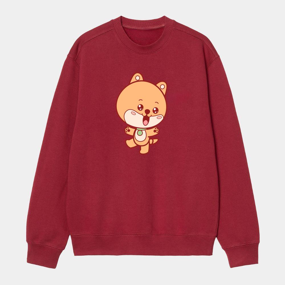 Happy Cartoon Puppy Sweatshirt