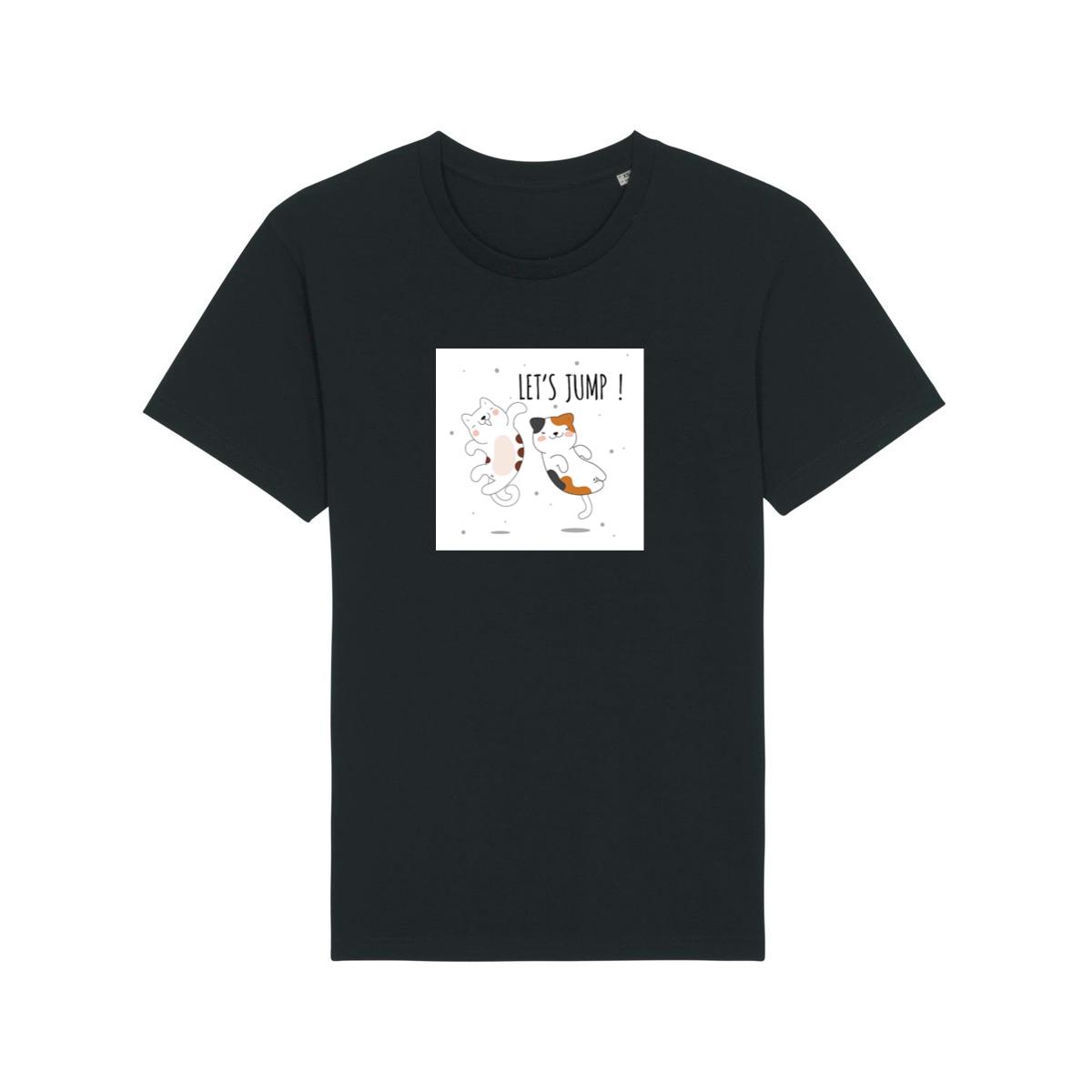 Happy Cats Saying Let's Jump T-Shirts