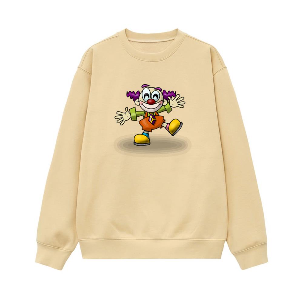 Happy Clown In Bright Outfit Sweatshirt
