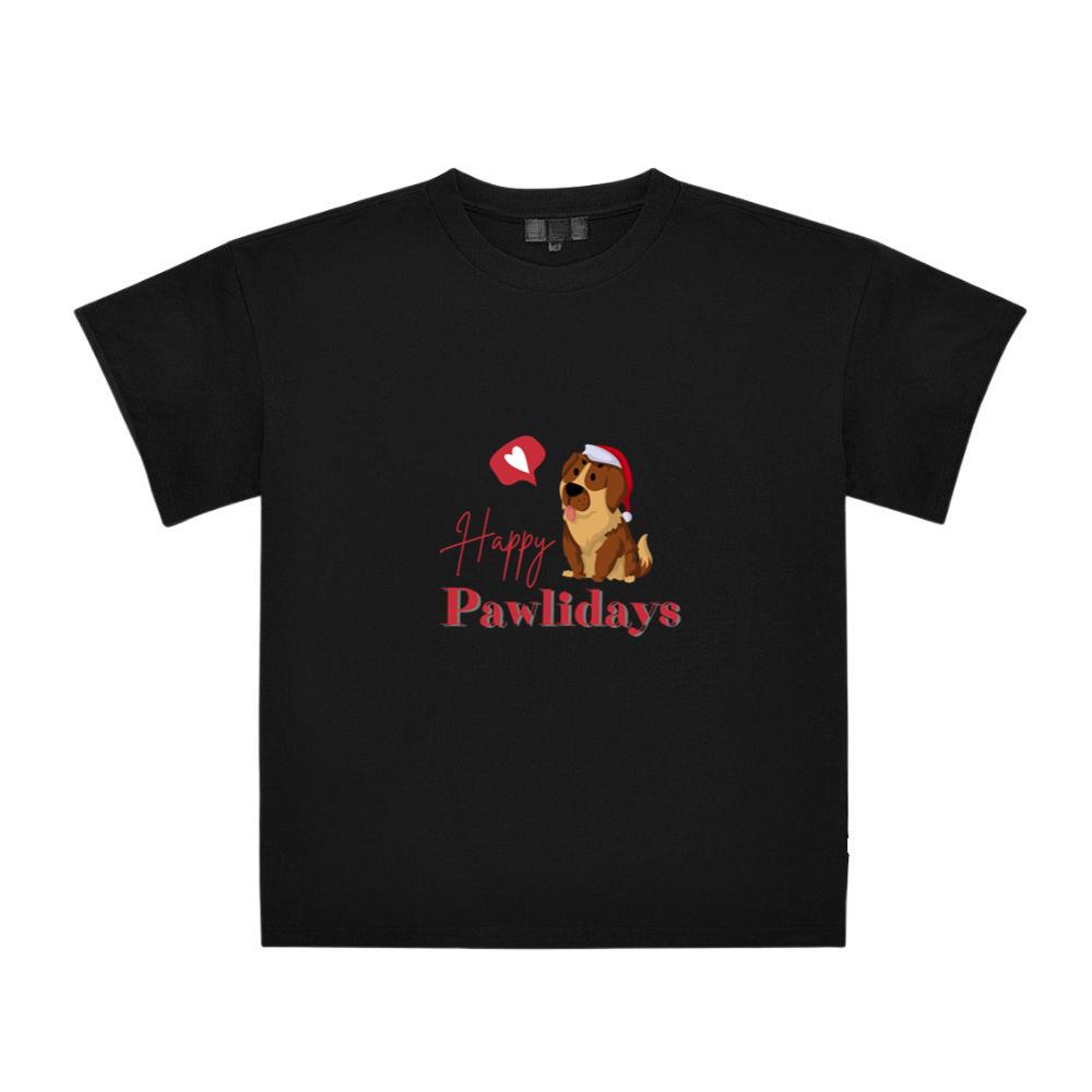 Happy Dogs Happy Pawlidays Cute Animals Top T-Shirts