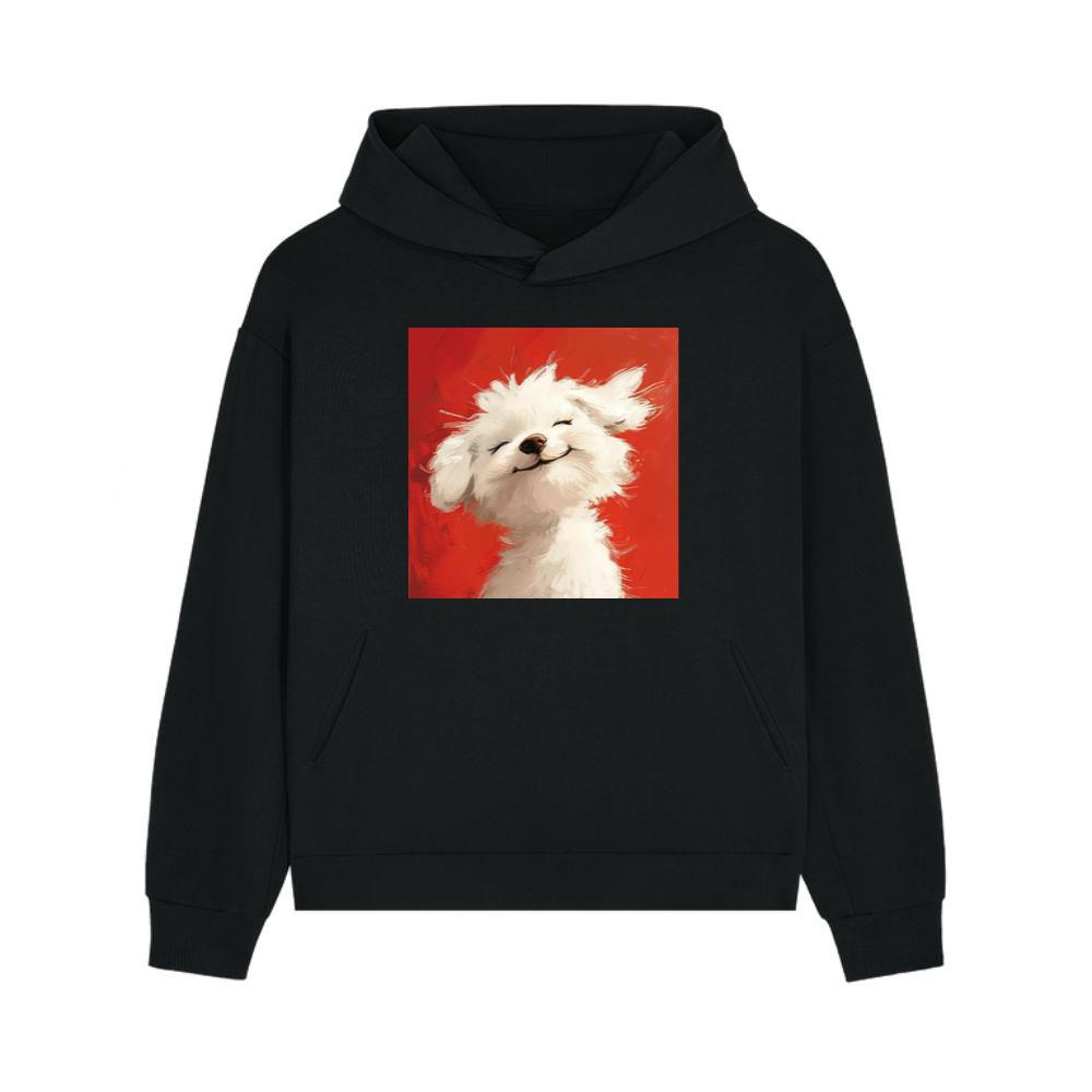 Happy Fluffy Dog Hoodie