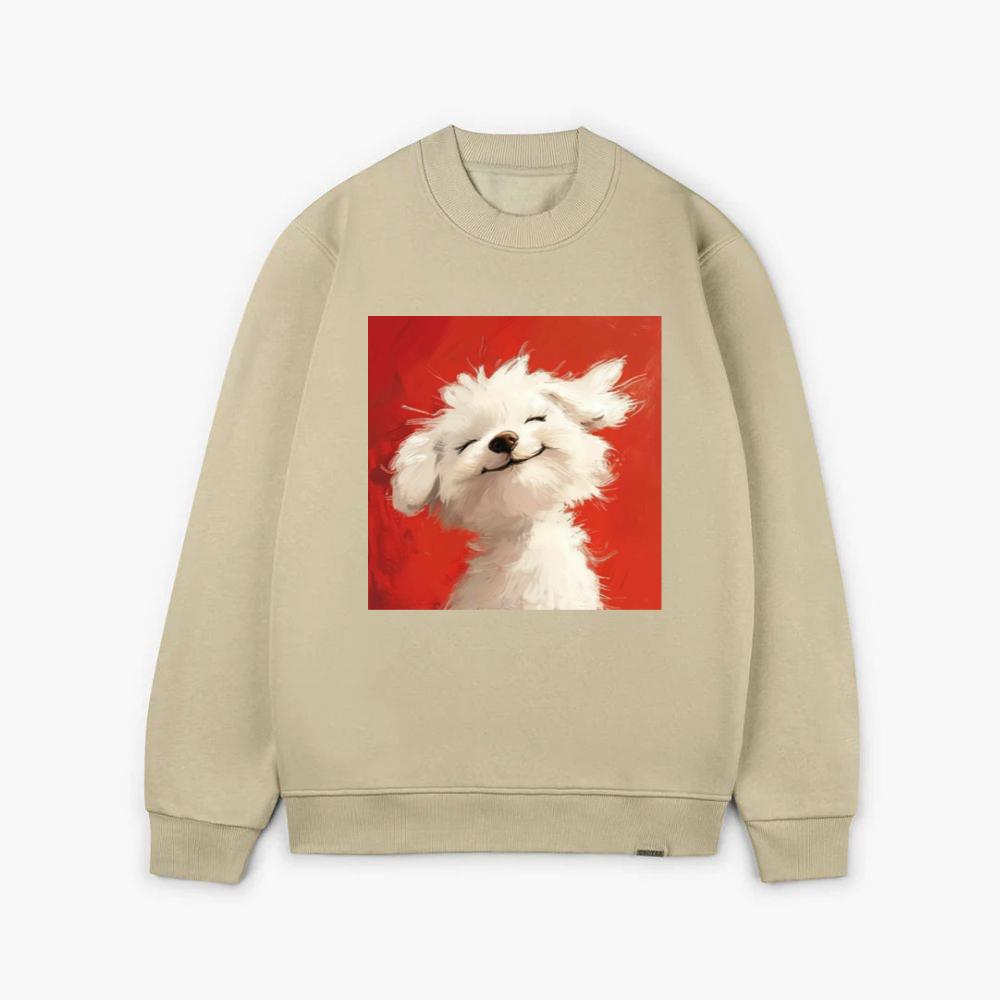 Happy Fluffy Dog Sweatsrhits