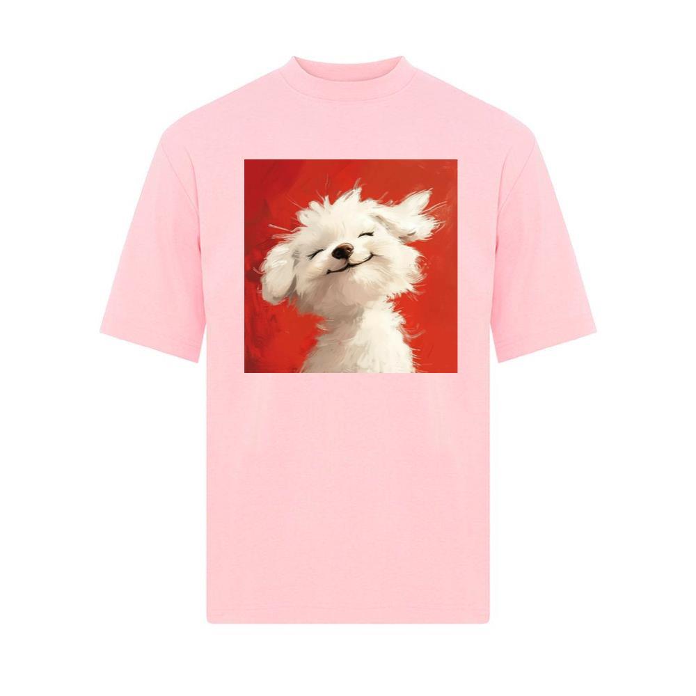 Happy Fluffy Dog T-Shirts