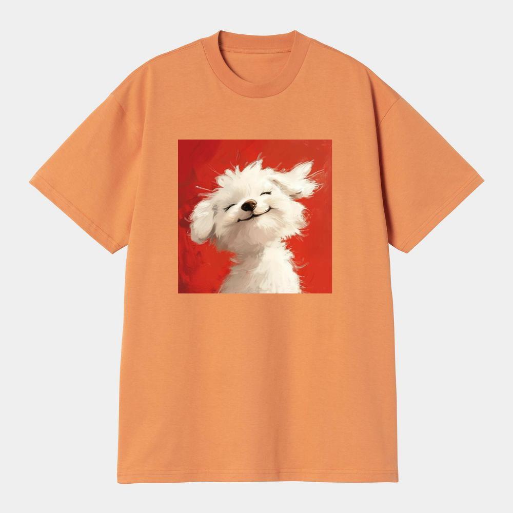 Happy Fluffy Dog T-Shirts