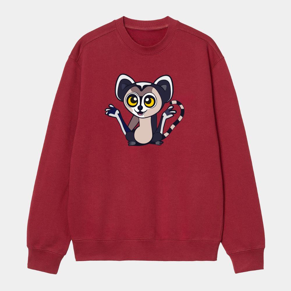 Happy Lemur with Big Eyes Sweatshirt