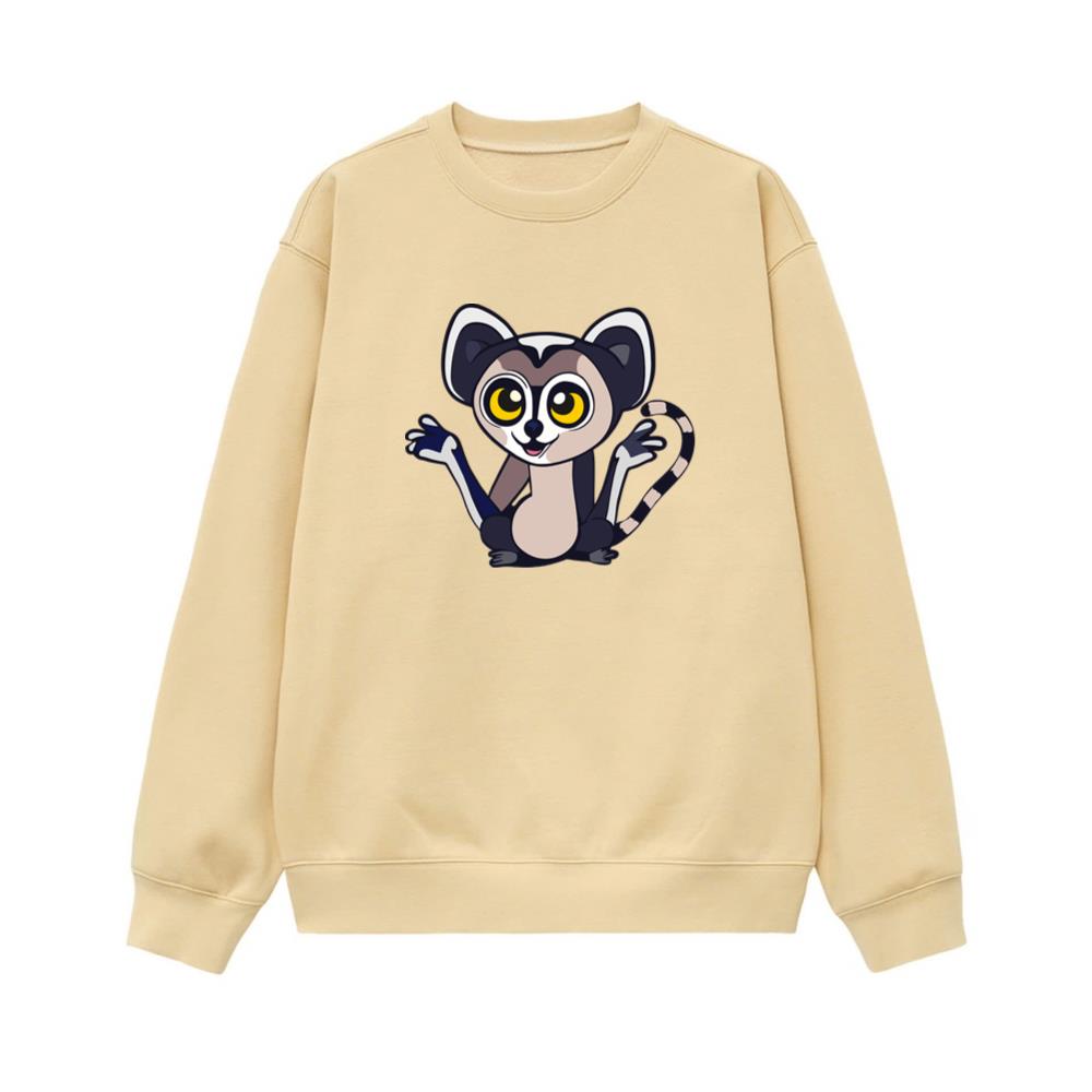 Happy Lemur with Big Eyes Sweatshirt