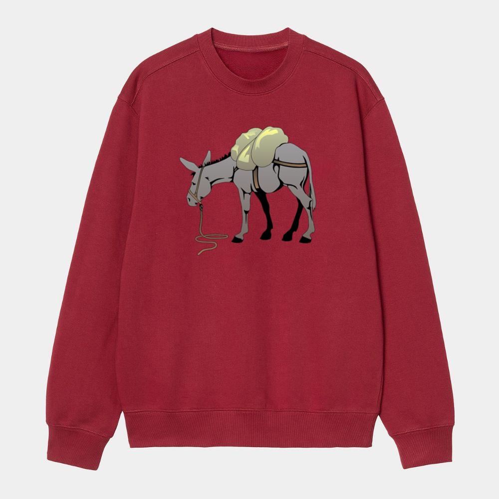 Hardworking Donkey on Duty Sweatshirt