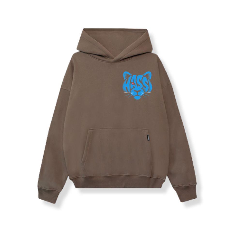 Hass Blue Panther Retro Animal Graphic Hoodie - Ảnh 2