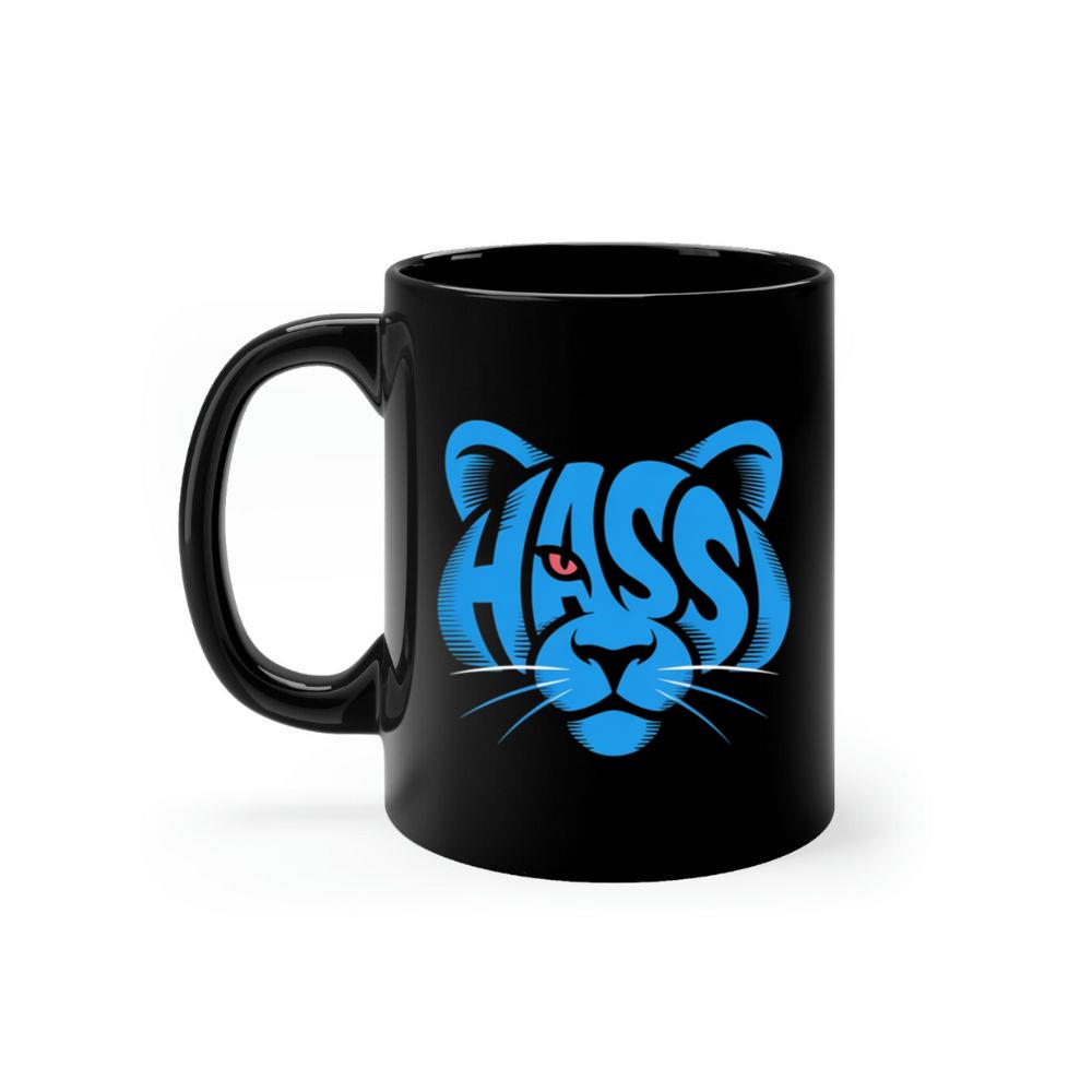 Hass Blue Panther Retro Animal Graphic Mug