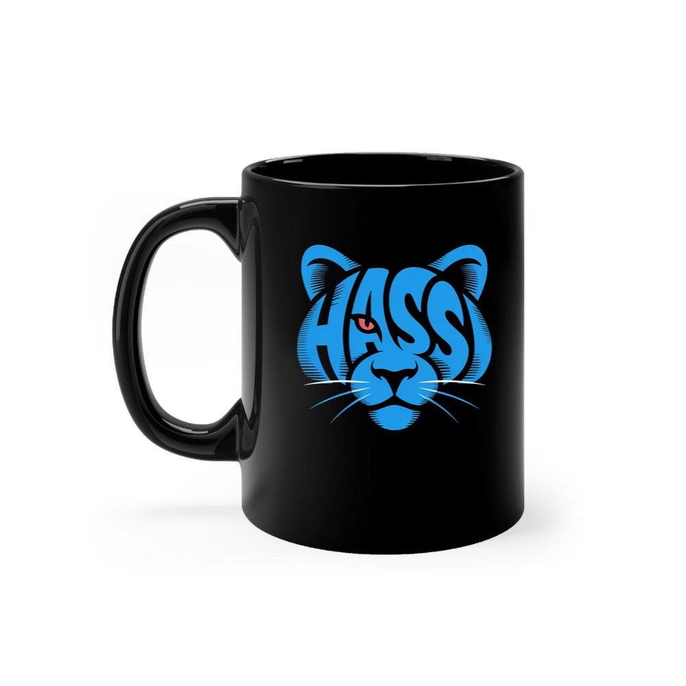 Hass Blue Panther Retro Animal Graphic Mug