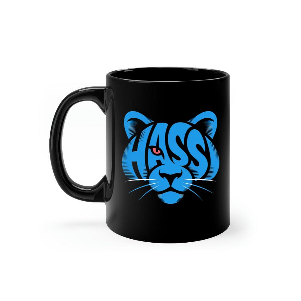 Hass Blue Panther Retro Animal Graphic Mug