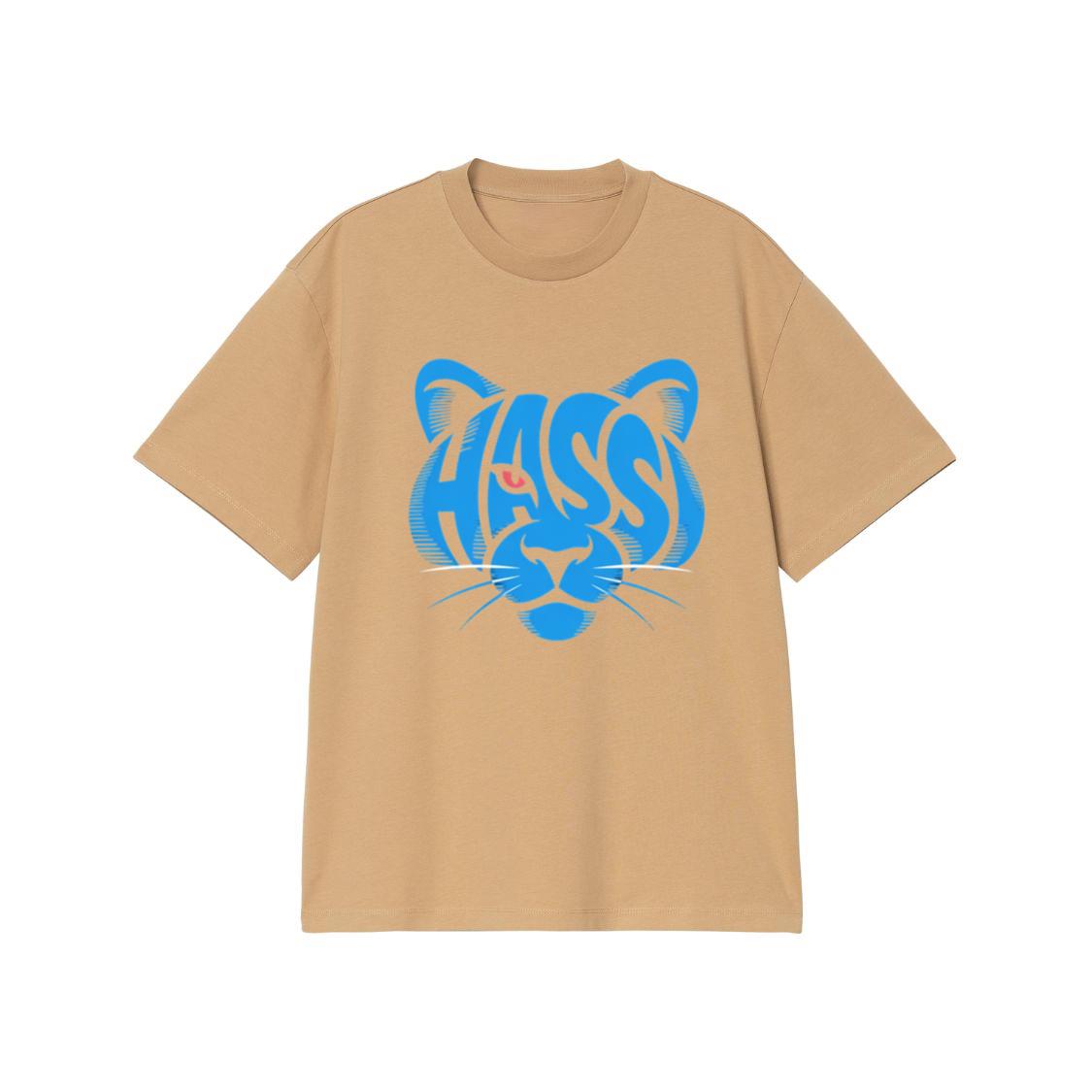 Hass Blue Panther Retro Animal Graphic T-Shirt - Image 3