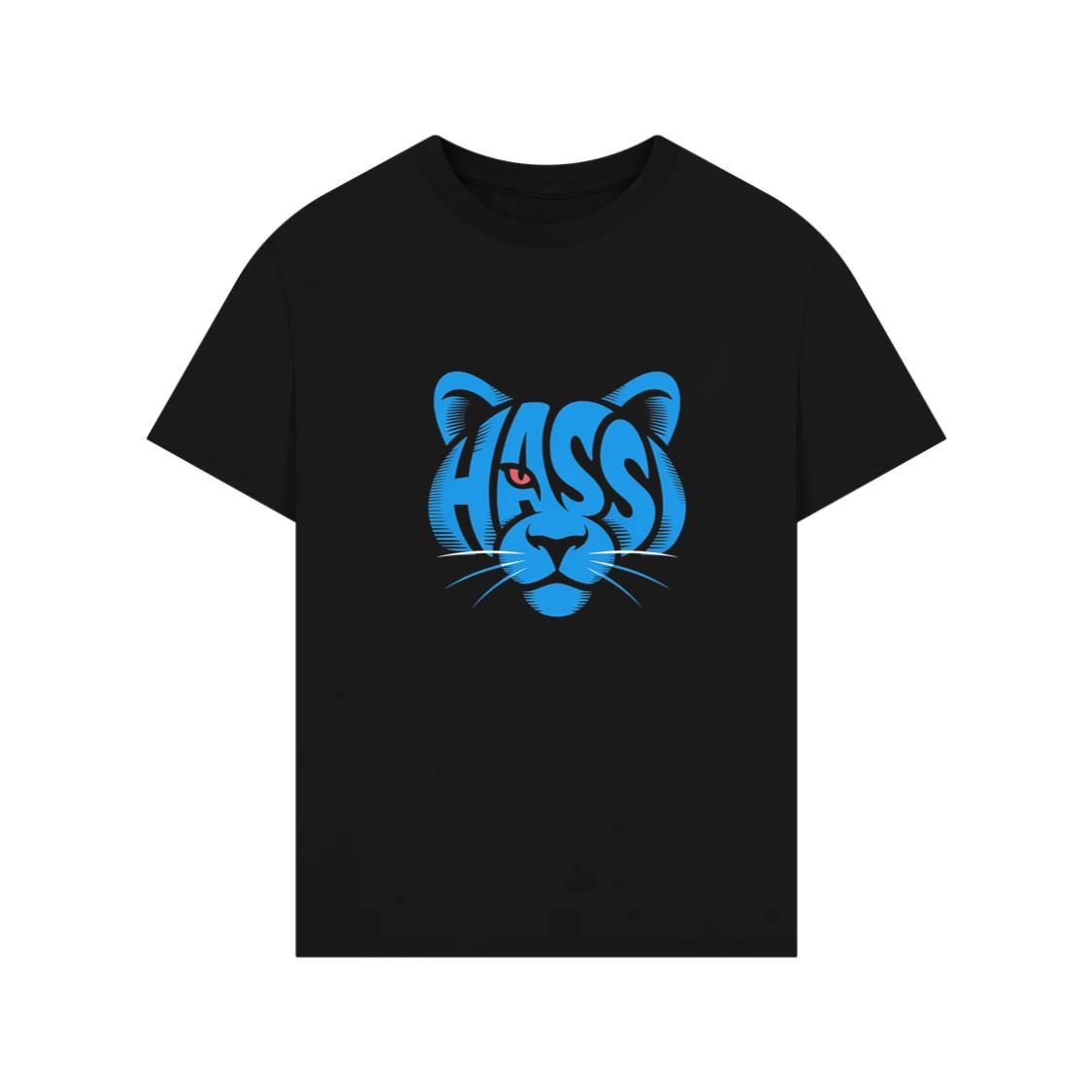 Hass Blue Panther Retro Animal Graphic T-Shirts