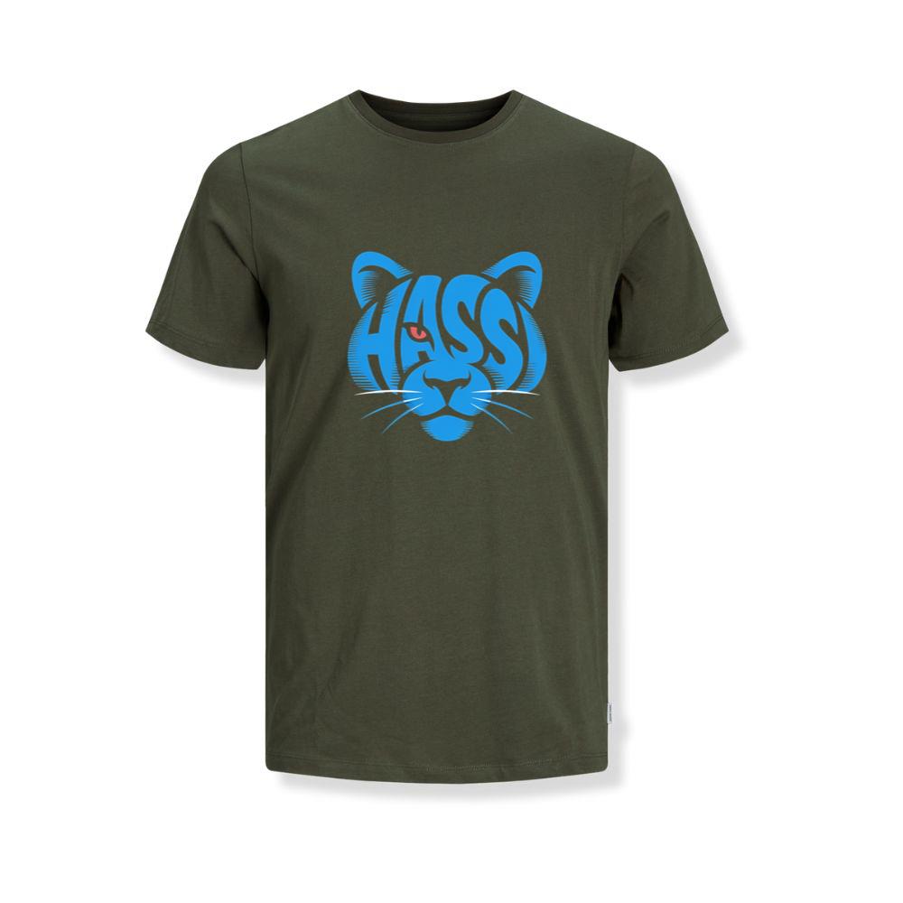 Hass Blue Panther Retro Animal Graphic TShirts Somoslasia