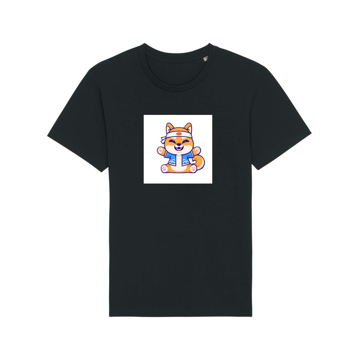 he Cheerful Chibi Shiba with a Classic Japanese Flair T-Shirts