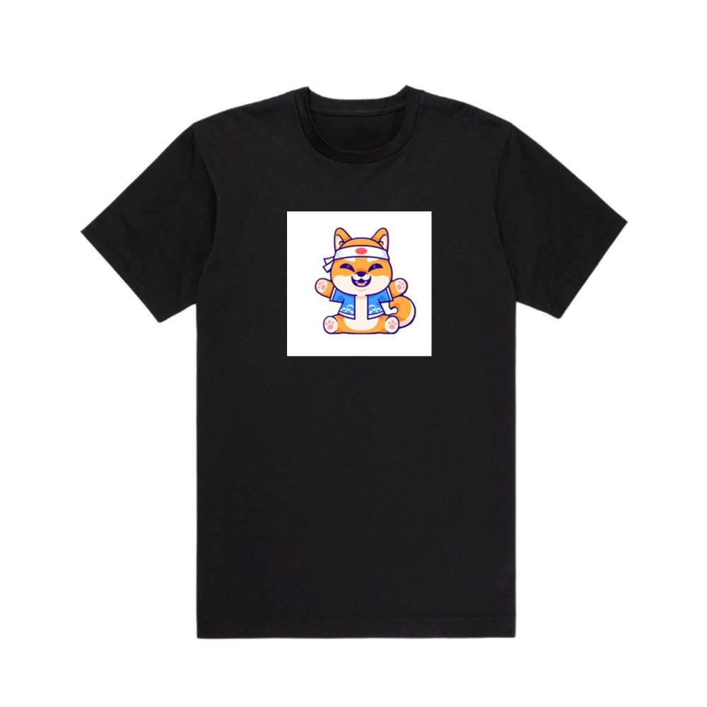he Cheerful Chibi Shiba with a Classic Japanese Flair T-Shirts