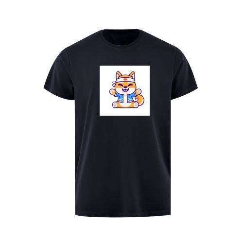 he Cheerful Chibi Shiba with a Classic Japanese Flair T-Shirts