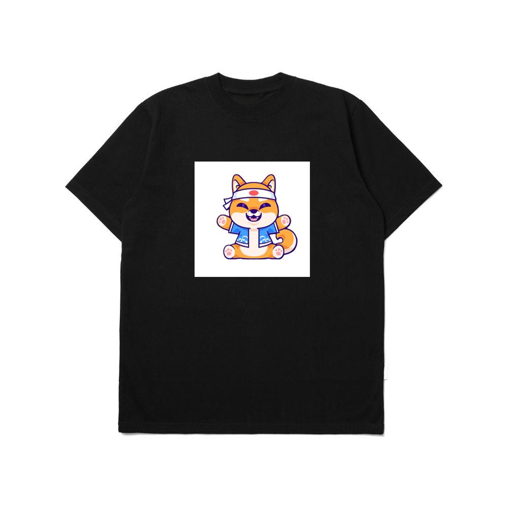 he Cheerful Chibi Shiba with a Classic Japanese Flair T-Shirts