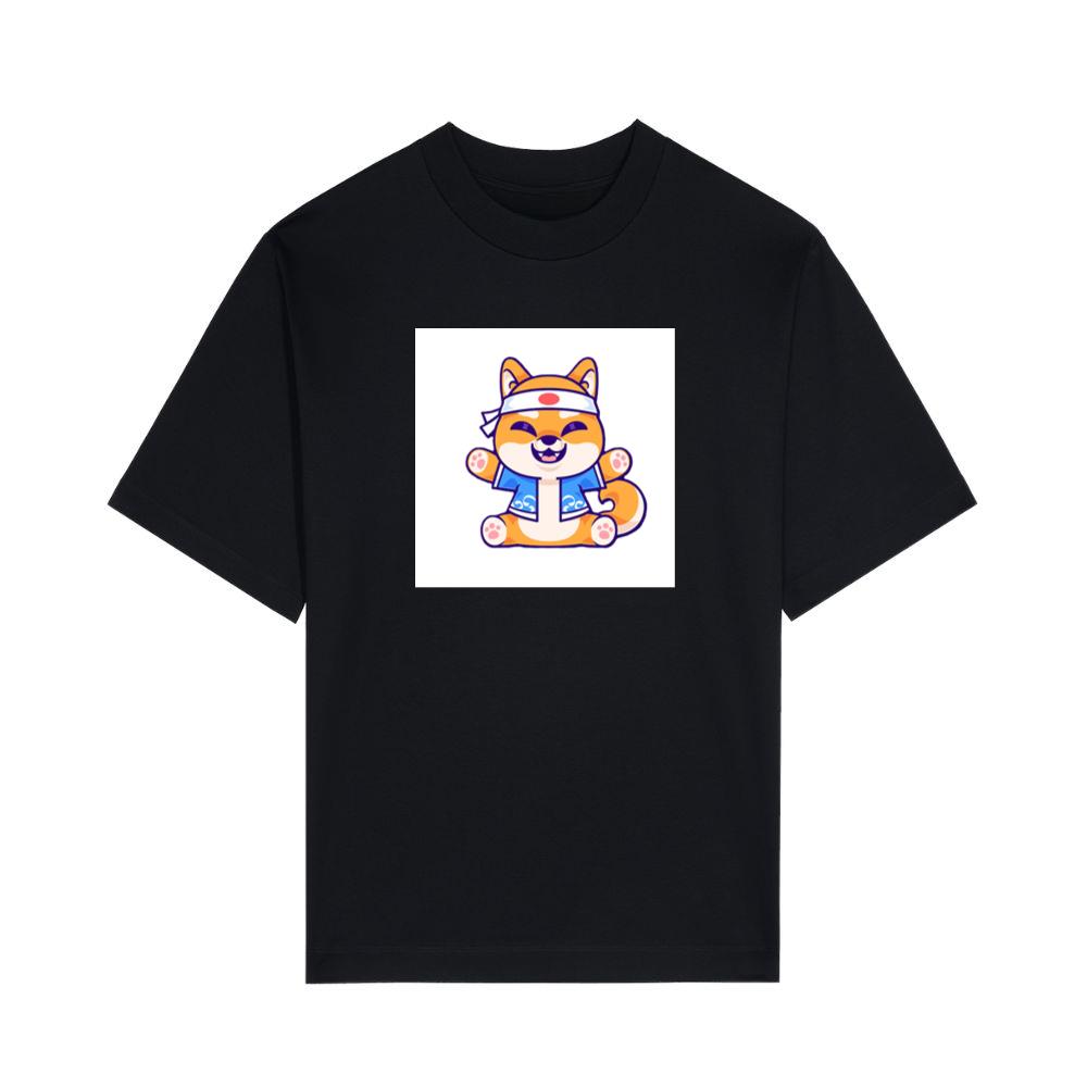 he Cheerful Chibi Shiba with a Classic Japanese Flair T-Shirts