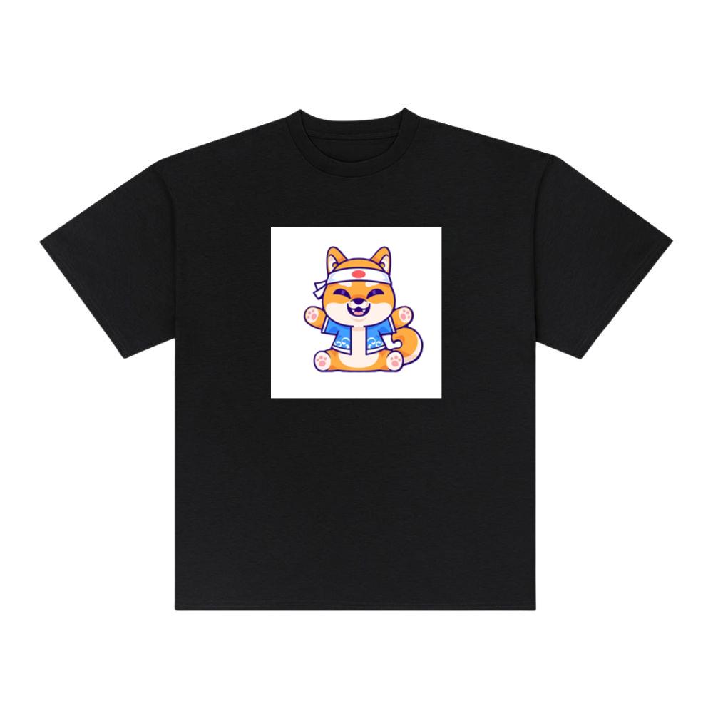 he Cheerful Chibi Shiba with a Classic Japanese Flair T-Shirts