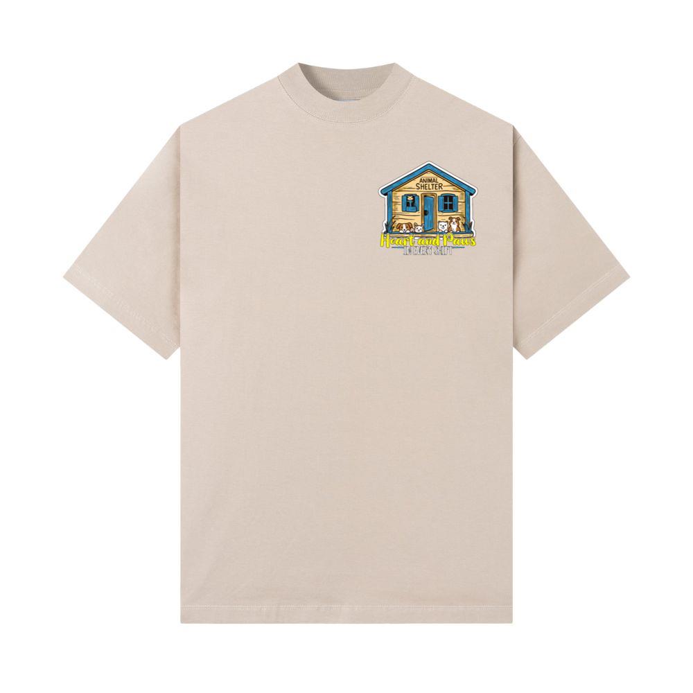 Heart and Paws In Every Dog Owner Animal Shelter Rescue Graphic T-Shirt