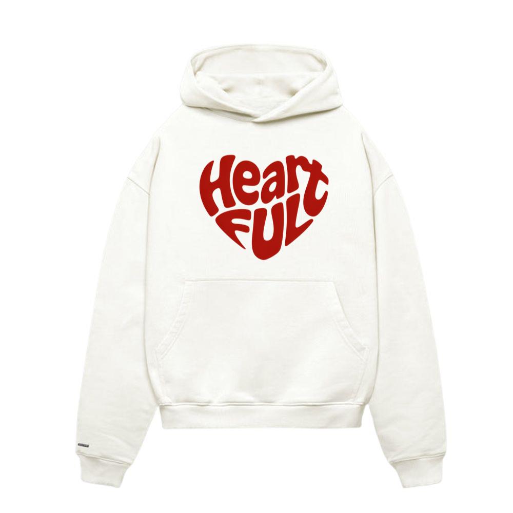 Heart Full Retro Typography Love Graphic