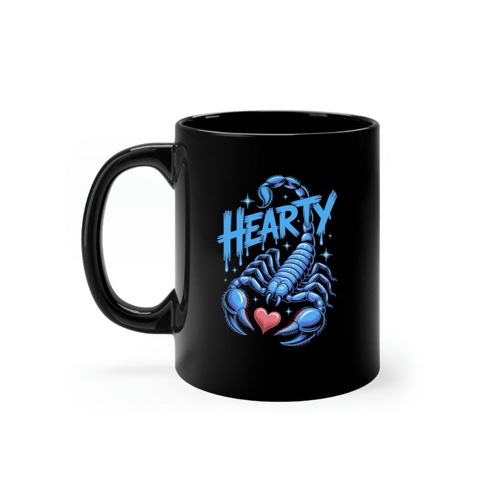 Hearty Skeleton Hand Heart Sign Graphic Mug