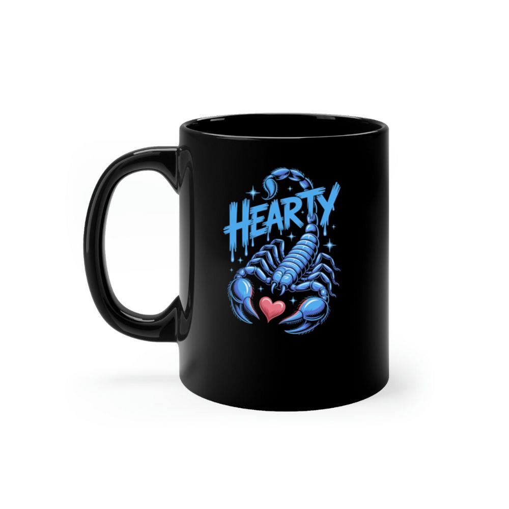 Hearty Skeleton Hand Heart Sign Graphic Mug