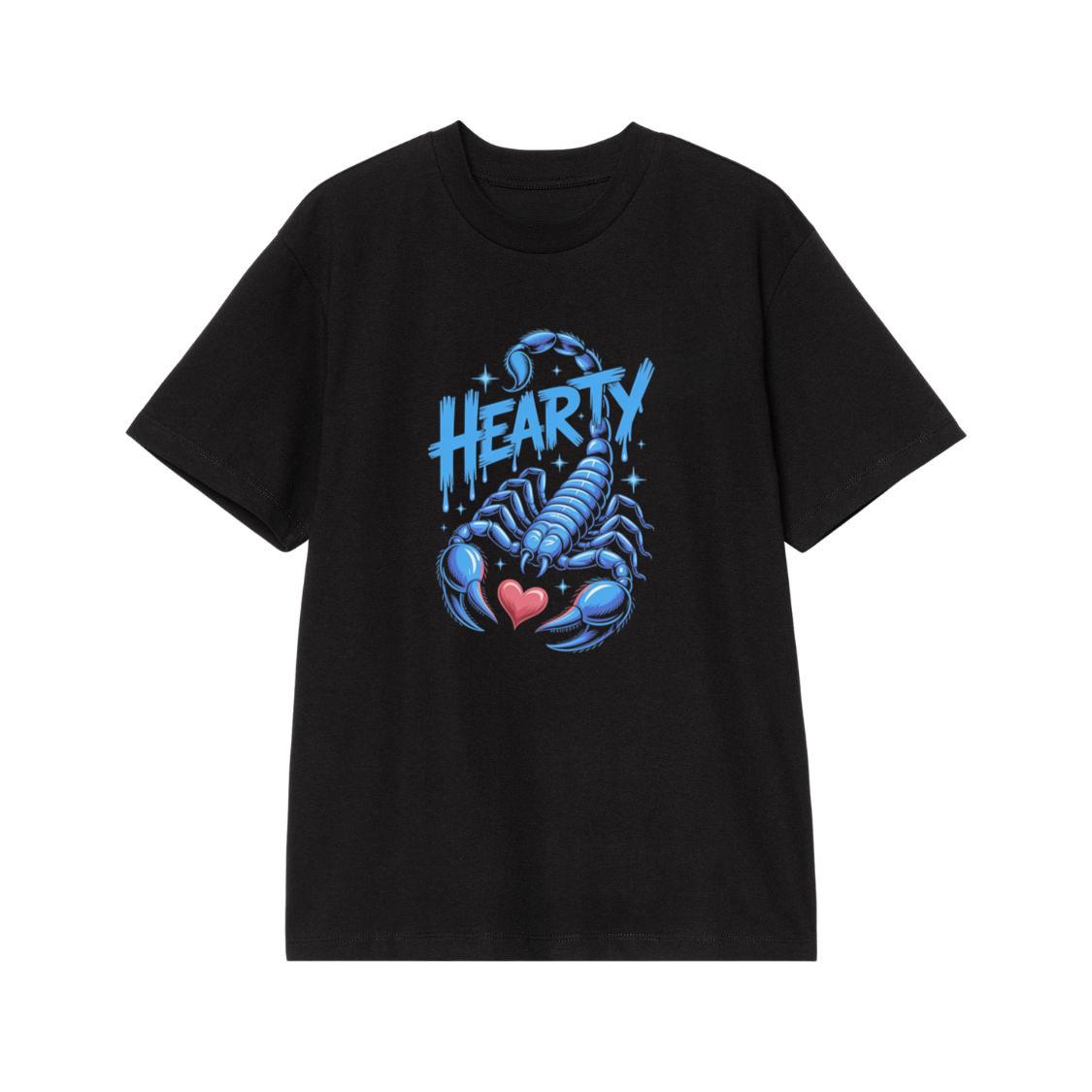 Hearty Skeleton Hand Heart Sign Graphic T-Shirt