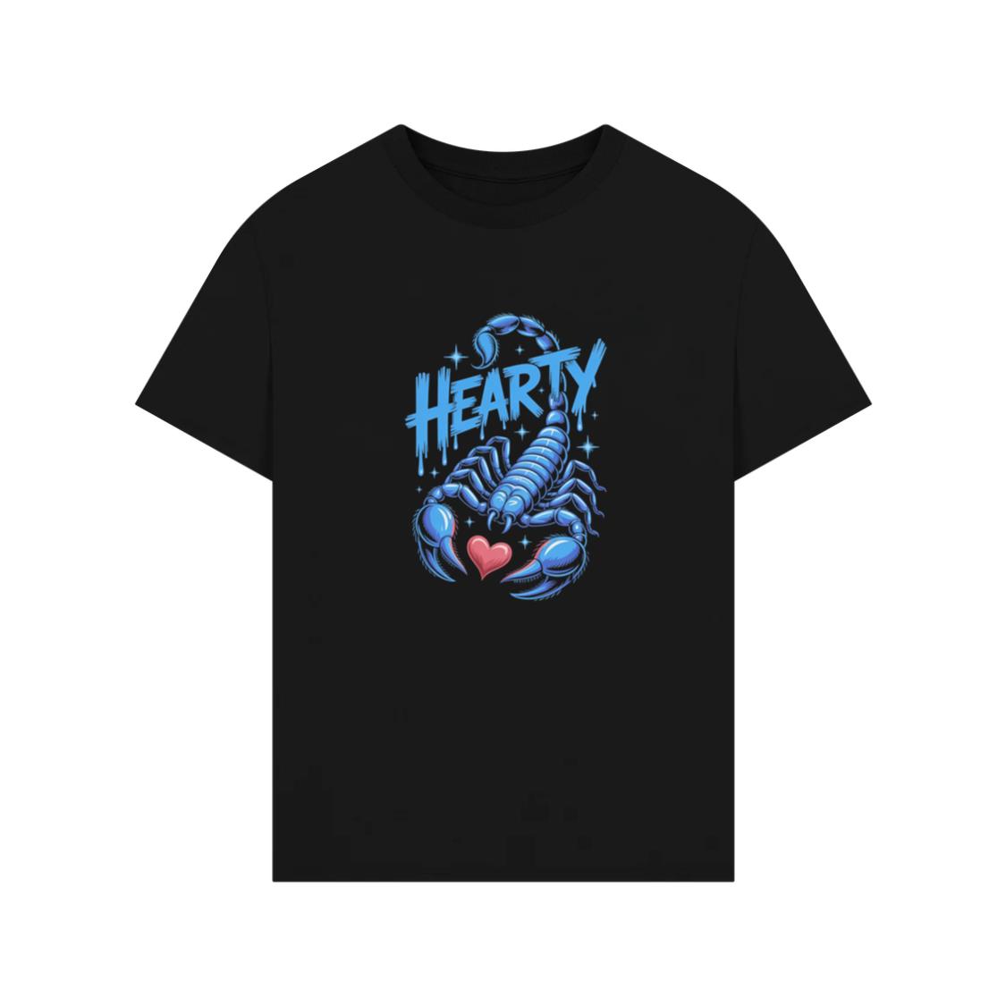 Hearty Skeleton Hand Heart Sign Graphic T-Shirt
