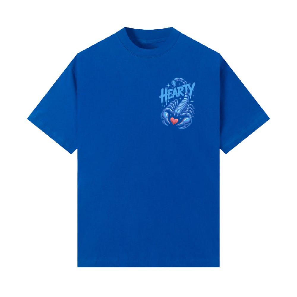 Hearty Skeleton Hand Heart Sign Graphic T-Shirts - Image 2