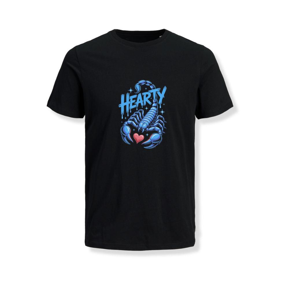 Hearty Skeleton Hand Heart Sign Graphic T-Shirts