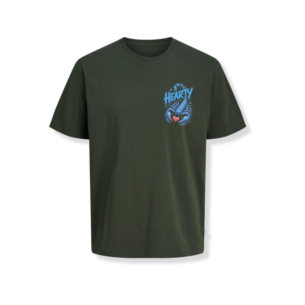 Hearty Skeleton Hand Heart Sign Graphic T-Shirts