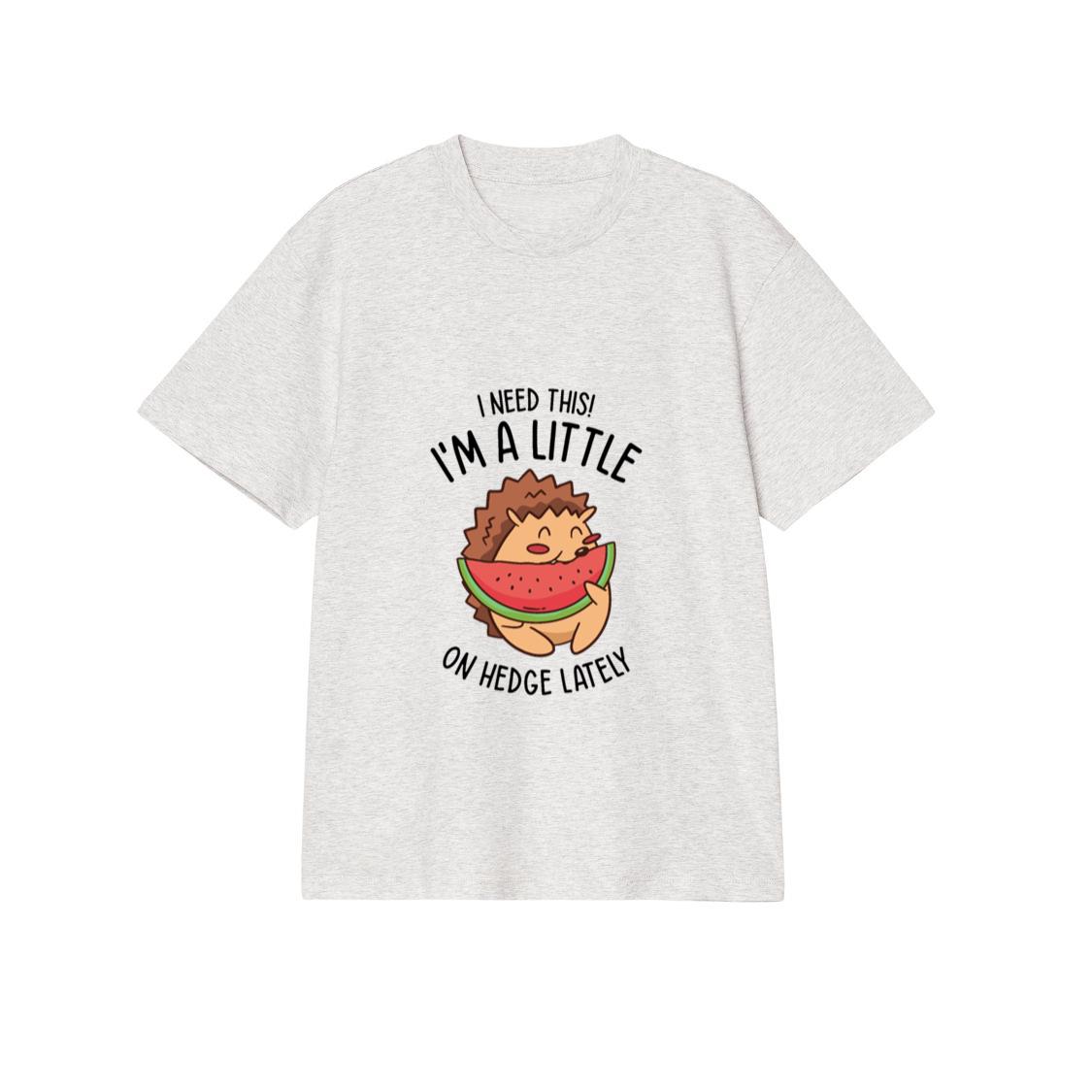 Hedgehog Cute Animal Watermelon Fruit Pet Food T-Shirt