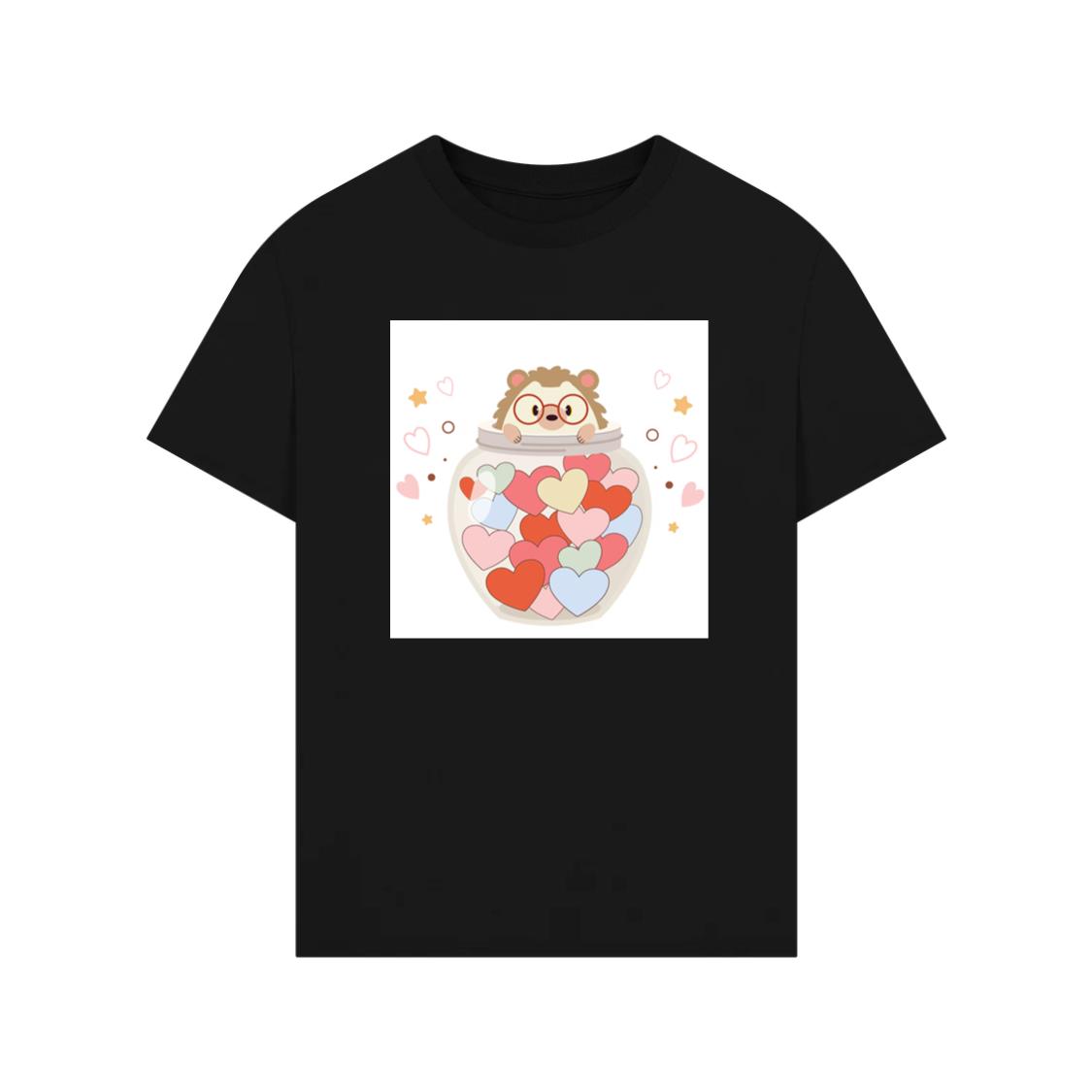 Hedgehog in Heart Jar T-Shirt