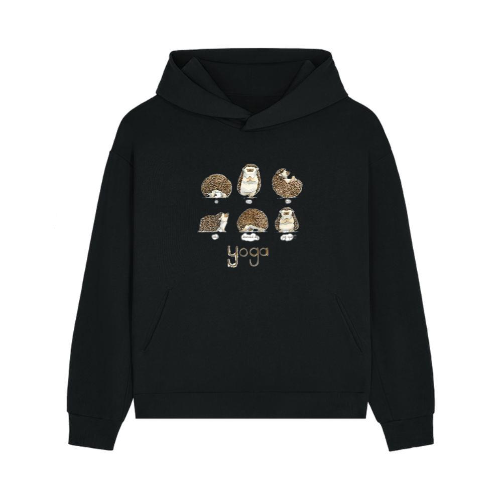 Hedgehog Yoga Poses Hoodie